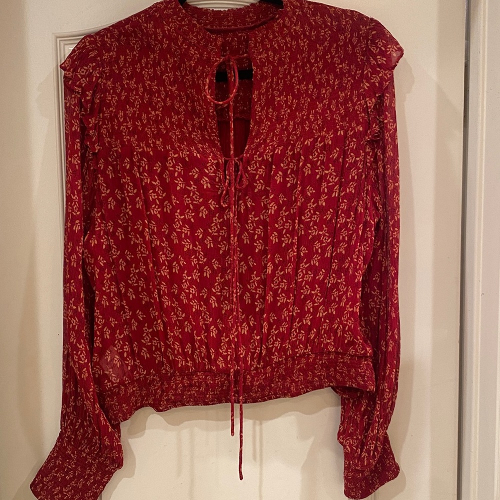 Free People Roma long sleeve top NEW - Picture 6 of 9